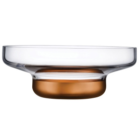 Чаша для закусок и соусов Nude Glass Contour Bowl Wide Copper (арт. 1075297)