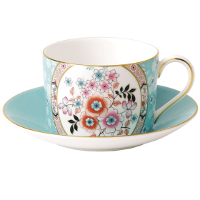 Чашка чайная с блюдцем Wedgwood Wonderlust Camellia Teacup & Saucer 40031703