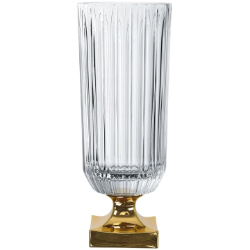 Ваза Nachtmann Minerva Gold Footed 104163