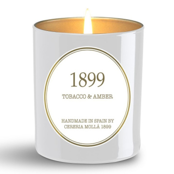 Ароматическая свеча Cerería Mollá 1899 Gold Edition Tobacco & Amber Scented Candle 6660