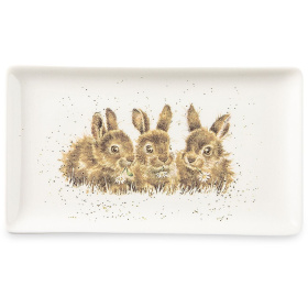 Блюдо сервировочное Royal Worcester Wrendale Designs Baby Rabbits WNRY4352-XL