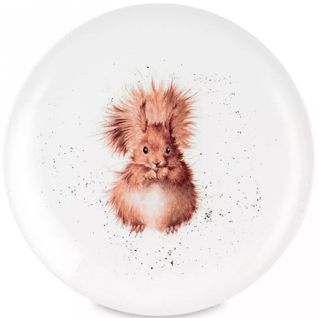 Тарелка десертная Royal Worcester Wrendale Designs Squirrel Coupe Plate (арт. WN5658-XB-Squirrel)