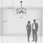 Люстра подвесная MW-Light Lavinia Hanging Chandelier 443010808. фото 7