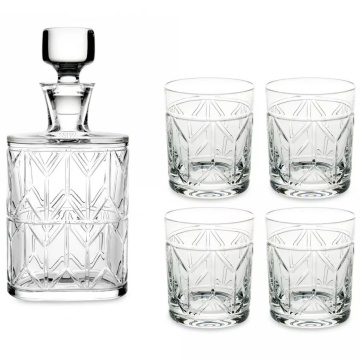 Набор для виски Vista Alegre Avenue Whisky Decanter and 4 Old Fashion Set 48000770