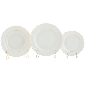 Набор из 18 тарелок Leander Verona Tenká Zlatá Odbočka 67160119-1139