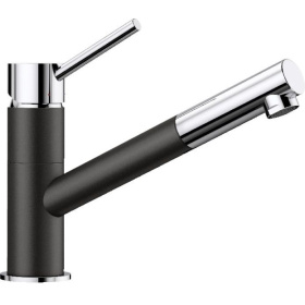 Кухонный смеситель Blanco Kano-S Silgrfnit-Look Dual Finish Black/Chrome 526174