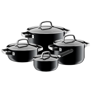Набор кастрюль WMF Fusiontec Mineral Cookware Set 4 pieces Black 3201113667