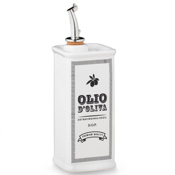Бутылка для масла Nuova Cer Oliera ceramica bianca 9506-BCO