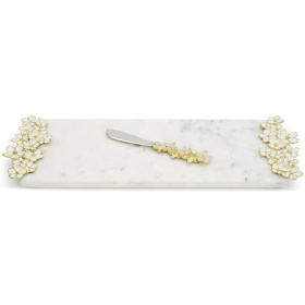 Доска для сыра с ножом Michael Aram Cherry Blossom Small Cheese Board w/ Knife 123606