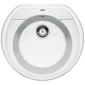 Кухонная мойка Blanco Rondoval 45 Silgranit White 515671