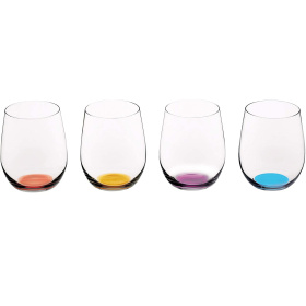 4 бокала для воды RIEDEL O Wine Tumbler Happy O Vol. 2 Set 5414/88