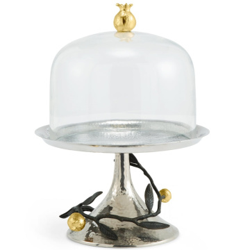 Блюдо на ножке Michael Aram Pomegranate Pastry Dish w/ Dome 175316