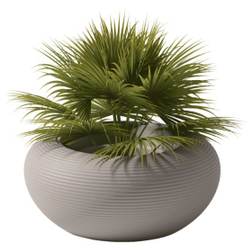 Кашпо Qeeboo Nami Dove Grey Flowerpot 65003DG
