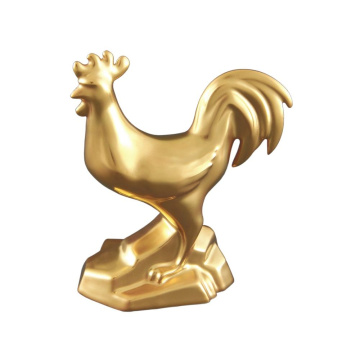 Статуэтка Rudolf Kampf Rooster Matte Gold 21118590-3104k