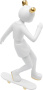 Фигурка KARE Deko Figur Skating Astronaut Weiß 54370. фото 5