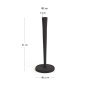 Подсвечник La Forma Elsia Zarela Black Candleholder LF-145897. фото 2