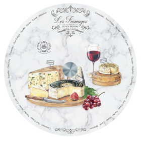 Блюдо для сыра Easy Life Les Fromages Revolving Glass Board (арт. R0441/LESF)