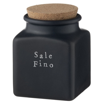 Банка для соли Nuova Cer Easy Barattolo Sale Fino nero 9064/4-EAB