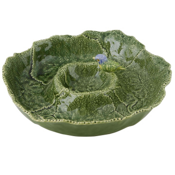 Блюдо для закусок и соуса Bordallo Pinheiro Cinerária Appetizers Plate 65023630