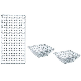 Набор из двух чаш и блюда Nachtmann Bossa Nova Serving Set 90026