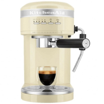 Кофеварка рожковая KitchenAid Metal Semi-Automatic Espresso Machine Almond Cream KES6503AC