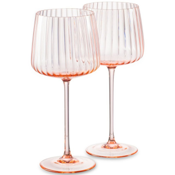 2 бокала для красного вина Anna Von Lipa Ripple Red Wine Rosa Set AVL-651-50