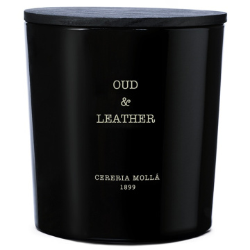 Ароматическая свеча Cerería Mollá 1899 Boutique Oud & Leather Scented Candle 6649
