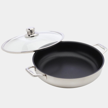 Сотейник с крышкой Swiss Diamond Nonstick Clad Stainless Chef's Pan Induction (арт. SDP3732iC_Chef)