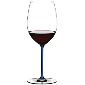 Бокал для красного вина RIEDEL Fatto A Mano Cabernet/Merlot Dark Blue Single Pack 4900/0D