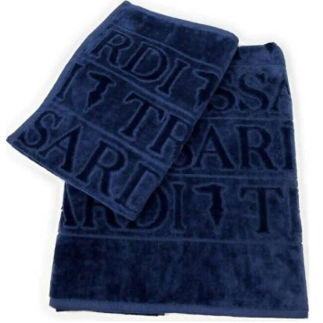 Набор полотенец Trussardi Overlogo Cotone Set di asciugamani Blu TRU/441366