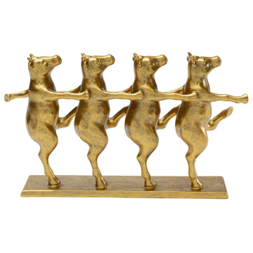 Фигурка KARE Deko Figur Dancing Cows Gold 56295