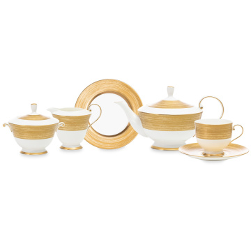 Чайный сервиз Narumi Duo Gold (арт. NAR-51898-4416-Tea set 6/21)