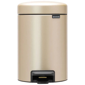 Ведро для мусора с педалью Brabantia NewIcon Pedal Bin Soft Closing Metallic Gold 304408