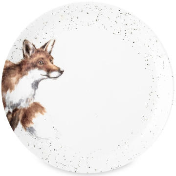 Тарелка обеденная Royal Worcester Wrendale Designs Fox Coupe Plate (арт. WNB4077-XB-Fox)