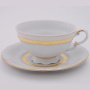 Чашка с блюдцем Leander Sonata Zlatá Stuha 07120425-1239. фото 1