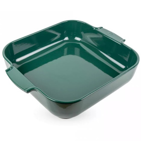 Форма для запекания Peugeot Appolia Plat four céramique carré vert forêt 62118