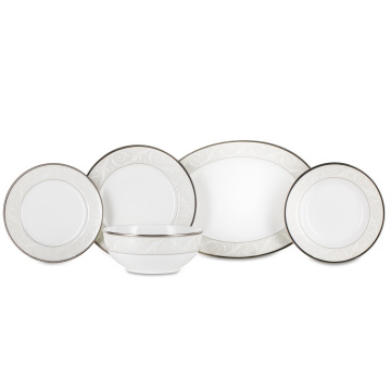 Обеденный сервиз Narumi Nocturne Platinum NAR-50685-1557-Dinner 6/20