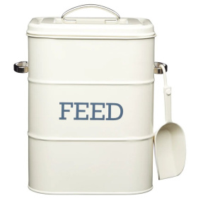Банка для хранения корма KitchenCraft Living Nostalgia Antique Cream Feed Tin LNFEEDCRE