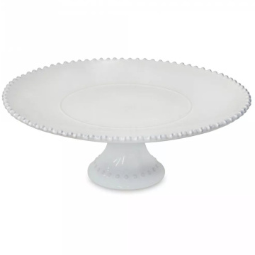 Блюдо для торта Costa Nova Pearl Footed Plate (арт. PEP334-WHI)