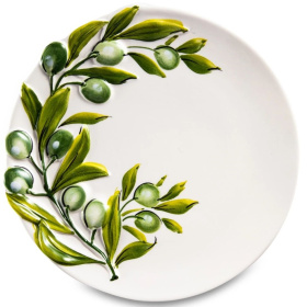 Тарелка десертная Edelweiss Olives Dessert Plate EDW-619V