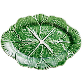 Блюдо овальное Bordallo Pinheiro Cabbage Small Oval Platter (арт. 65000752)