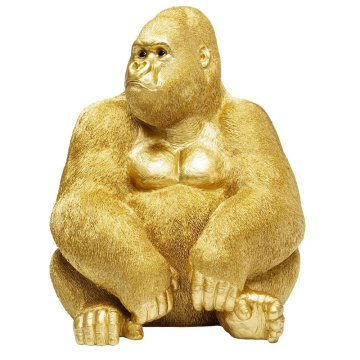 Фигурка KARE Deko Figur Monkey Gorilla Side XL Gold 61445