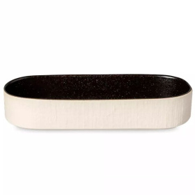 Блюдо глубокое Costa Nova Nótos Deep Oval Tray NSA181-LTB