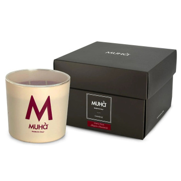 Ароматическая свеча Muhà Rosa Uva e Fico Candela MCN009