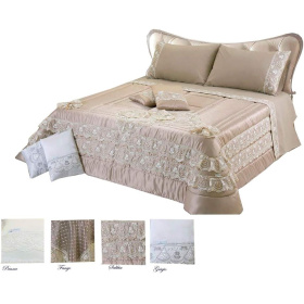 Одеяло-покрывало с подушками Renato Balestra Penelope Coperta-copriletto perla RBL/441104