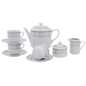 Чайный сервиз Leander Sabina Šedý Ornament 02160725-1013