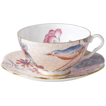 Чашка чайная с блюдцем Wedgwood Cuckoo Peach Teacup & Saucer (арт. 5C106805130)