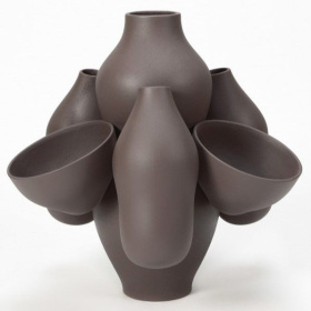 Ваза Moustache Allpa Vase JBF06 Grey