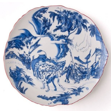 Тарелка обеденная Seletti Classics on Acid Blue Chinoiserie 11203