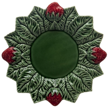 Тарелка обеденная Bordallo Pinheiro Strawberries Dinner Plate 65001243